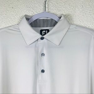 FootJoy Golf Polo White Size Large
